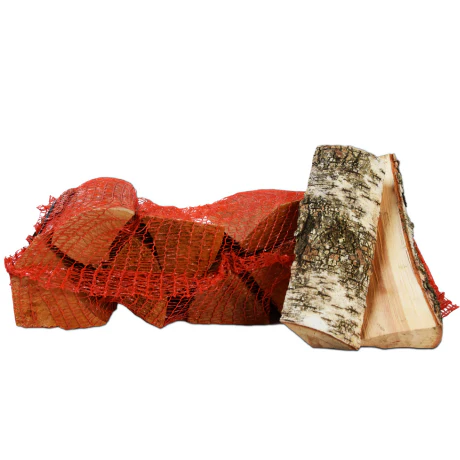 90 netzakken berken haardhout - Afbeelding 2